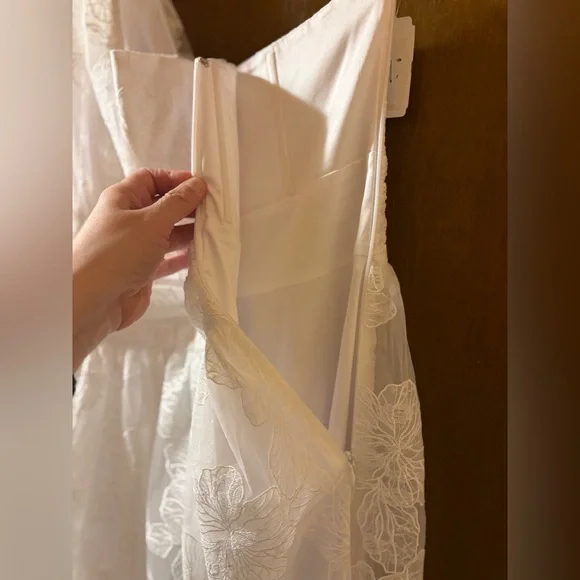 NWT Shoshanna Midnight Marinique Dress in Optic White - Picture 8 of 10